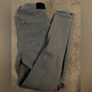 Grey Cargo Jeggings